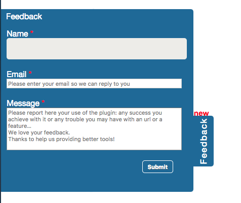 The feedback mechanism of the InVID Verification Plugin