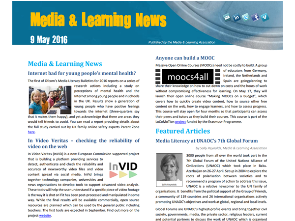 InVID at Media and Learning News