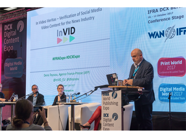 InVID at World Digital Content and IFRA Expo