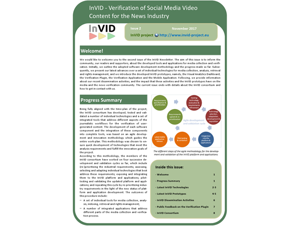 Second issue of the InVID Newsletter